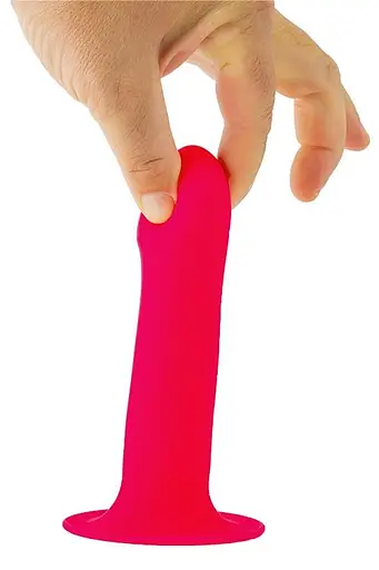 Фалоімітатор Solid Love Premium Silicone Dildo 7 Inch 16.5 см рожевий - фото 3