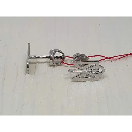 Серебряные серьги-пуссеты Мистер Твистер. 2075Р ТРИЗУБ - фото 3