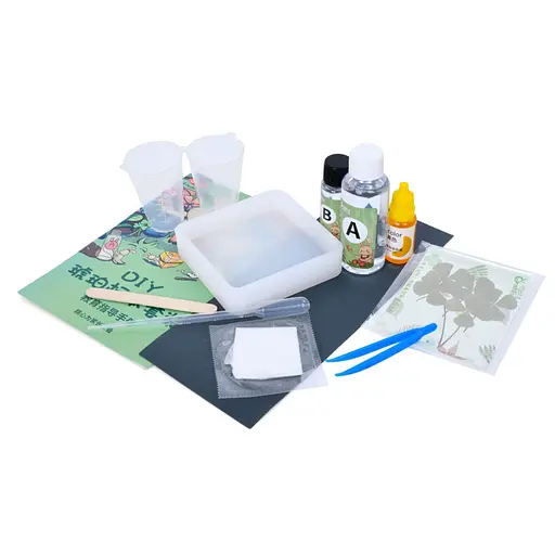 Детский набор для творчества "Cухоцвет" Bambi FG231102005M, пинцет, краска, застывающая жидкость - фото 2