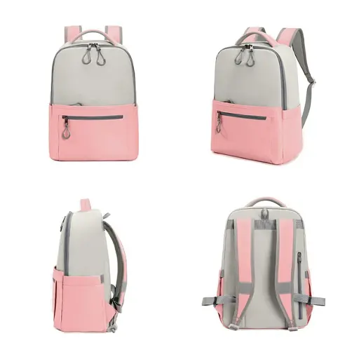 Рюкзак міський жіночий Tigernu T-B9388 16л для ноутбука 15.6" Pink (17041) - фото 2