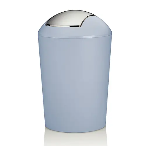 Ведро с крышкой Marta светло-синее (24385)