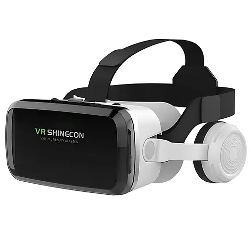 Гарнітура віртуальної реальності Shinecon SC-G04BS з навушниками Білий