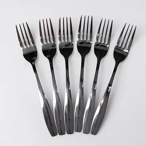 Набор столовых вилок Yiwu 6 штук из нержавеющей стали 20 см вилки кухонные столовые приборы классический стиль HP-16978-14 - фото 1