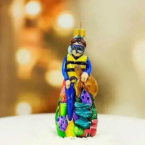 Ялинкова прикраса Різдвяні історії Дайвер скло (4820001064605) - фото 5