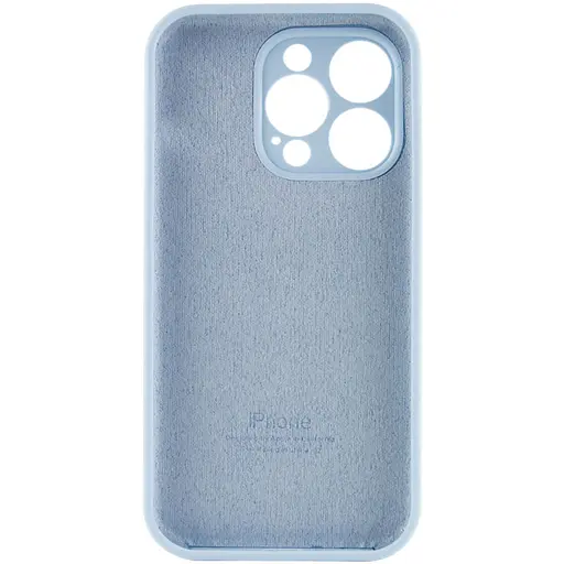 Чохол Epik Silicone Case Full Camera Protective (AA) для Apple iPhone 13 Pro Max (6.7) Блакитний/Sweet Blue - фото 4