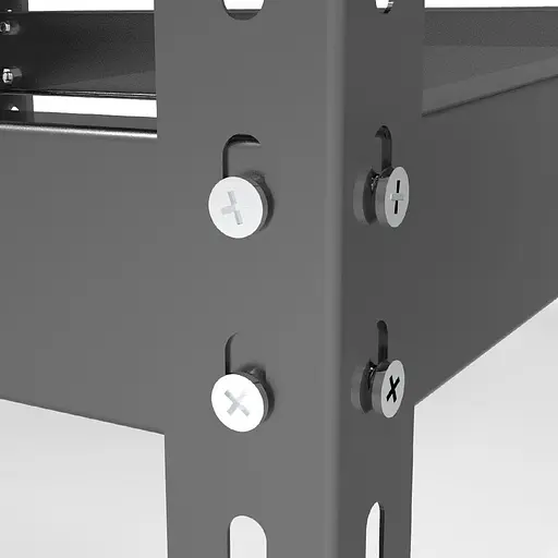 Металевий стелаж Emby Light Series (розмір 1500х900x600мм) 4 полиці ДСП до 100кг Оцинкований - фото 4