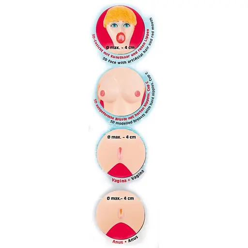 Секс-лялька You2Toys Pamela Love Doll 149 см тілесна - фото 7