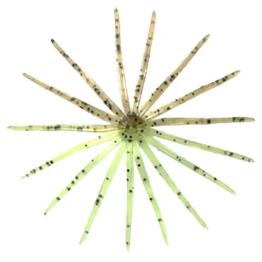 Силикон Keitech Little Spider 3.5" #207 Green Pumpkin PP. FLK (5 шт/уп) - фото 2