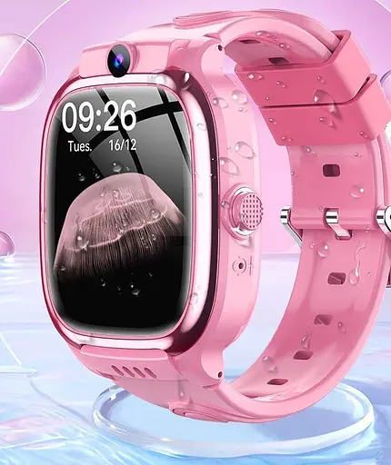 Дитячий смарт годинник Y88 з SIM-картою прослуховуванням GPS трекером камерою та відеодзвінком рожевий - фото 2