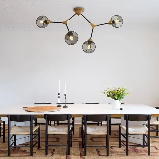 Декоративная люстра GLX-22065-4 на 4 плафона