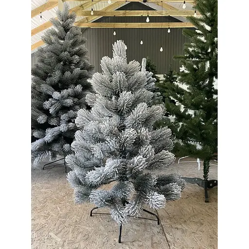 Сосна Hvoya 100% лита 120 см засніжена - фото 2