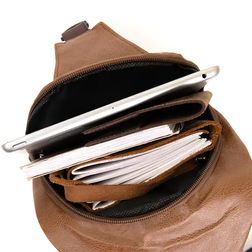 Чоловіча сумка для бананового пояса Vintage 15,2х33х12 см sum0014901 - фото 3