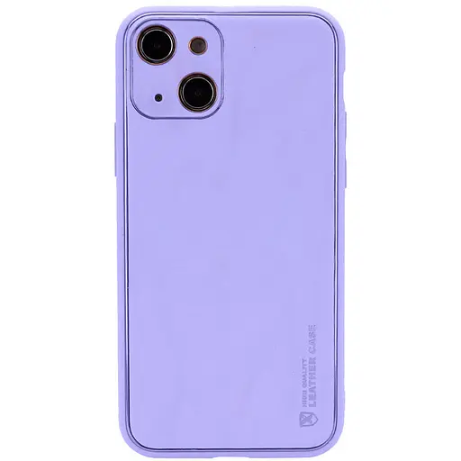 Шкіряний чохол Epik Xshield для Apple iPhone 14 Plus 6.7 Бузковий/Dasheen