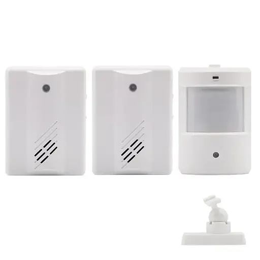 Беспроводной дверной звонок Leshp DD1408-2 с датчиком движения и 2-мя приемниками-извещателями