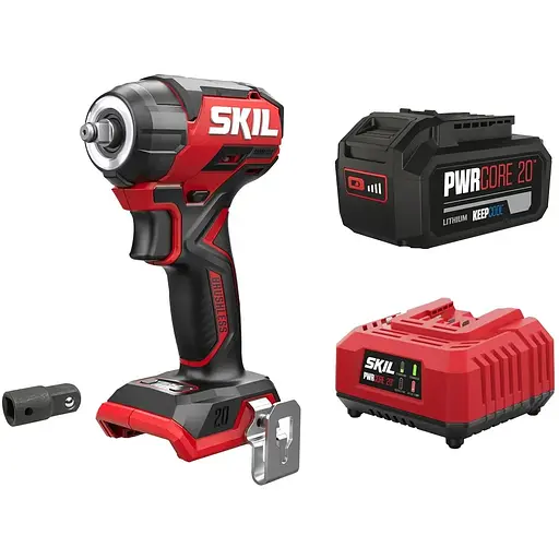 Гайковерт ударный Skil 3265 CA Compact бесщеточный 20В 1х5 А/ч до 2850 об/мин 250 Нм 0.9 кг