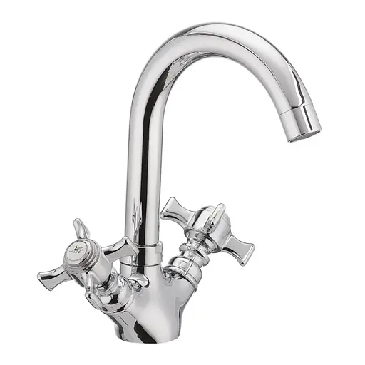 Змішувач для умивальника Cron Zeus 274 CR0084 Хром - фото 1