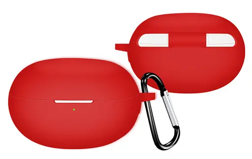 Чохол-накладка DK Silicone Candy Friendly з карабіном для Realme Buds Air 6 Pro (016473) (red) - фото 2