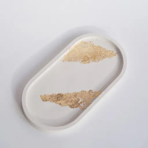 Гіпсова підставка "WhiteandGold" Spokiy SP2315 Золотистий 18 см - фото 3