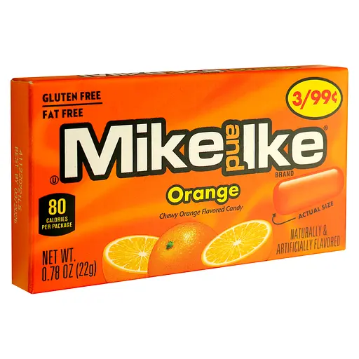 Драже Mike and Ike Апельсин 22 г