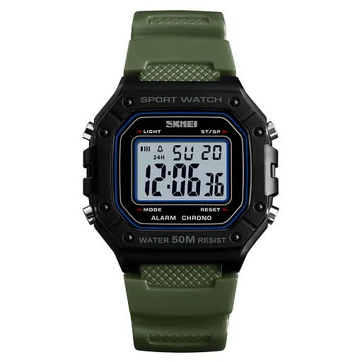 Годинник наручний чоловічий 1496AG Army Green Skmei acs0030718 - фото 1