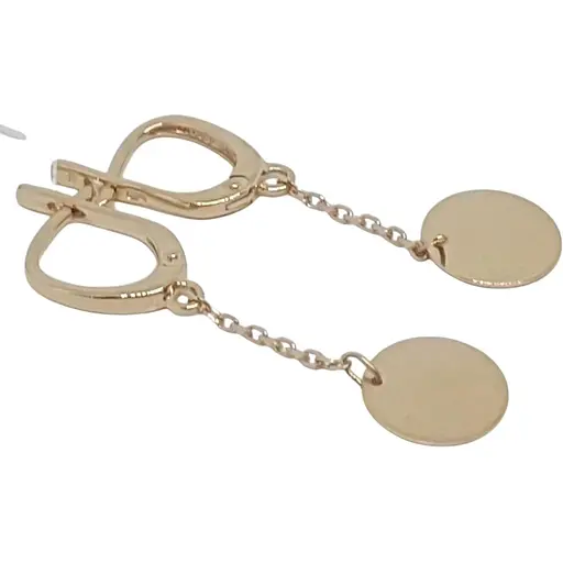 Золотые серьги Империя золота. СБ324И