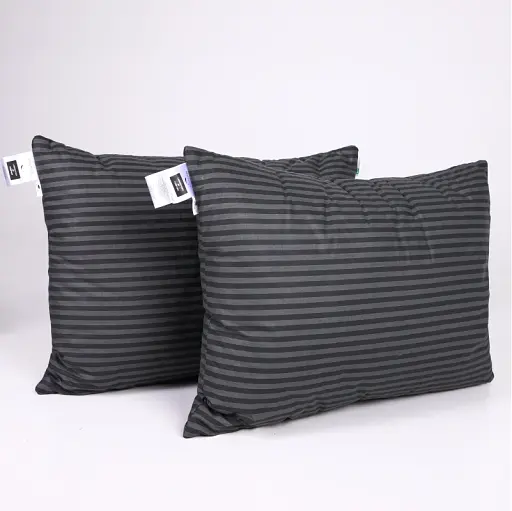 Набір MirSon №1097 Сolor Fun Line Stripe Black з евкаліптовим волокном 220 х 240 см чорний (2200010882513) - фото 4