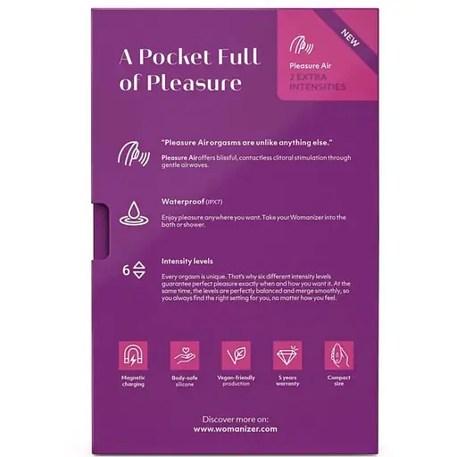 Вакуумный клиторальный стимулятор Womanizer Starlet 3 Violet - фото 7