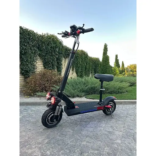 Электросамокат Двухмоторный с сиденьем KugooKirin M4 Max+ Plus| NFC key (2000W, 23Ah) - фото 2