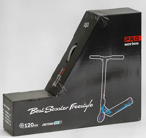 Самокат трюковой N 43005 Best Scooter HIC-система, з принтом - фото 8