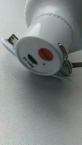 Лампа акумуляторна з гачком 120W + кабель Micro-USB біла - фото 5