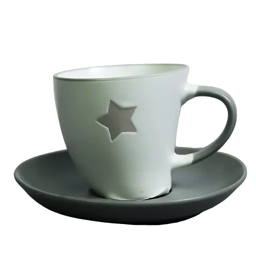 Набір чашок з блюдцями Vittora Зоряна любов 180 мл (134345) - фото 3