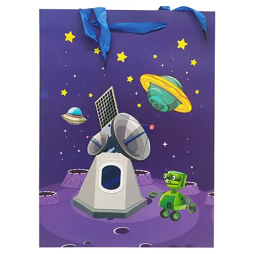 Подарочный пакет Bambi 2377L, 40 х 30 х 0,1 Спутник - фото 1