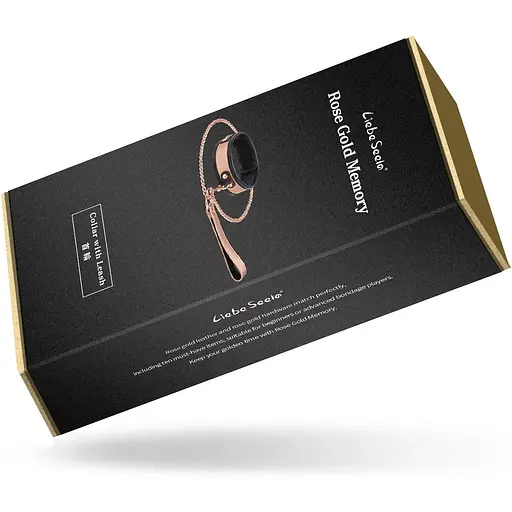 Нашийник з повідцем Liebe Seele Rose Gold Memory Collar With Leash - фото 10