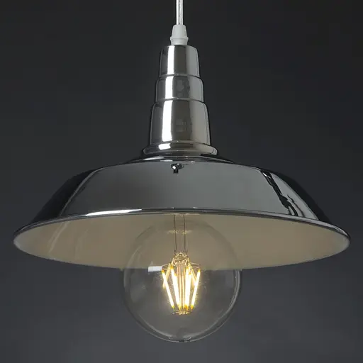 Люстра Brille лофт підвісна для кухні E27 60W SL/WH (BL-221S/1) - фото 7