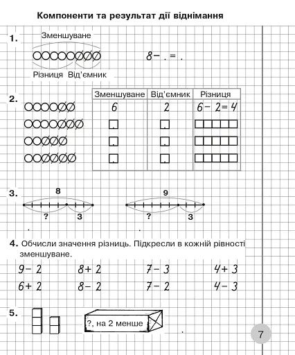 Математика. 1 клас. Робочий зошит. Частина 2 (до підручника Скворцова С.О., Онопрієнко О.В.) - фото 6
