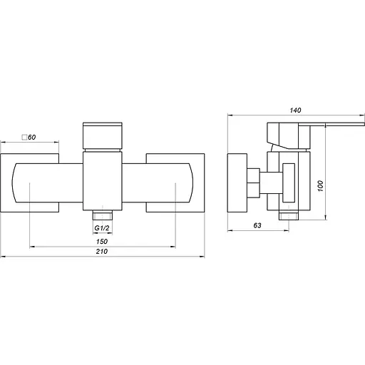 Смеситель для душа Globus Lux Sorento SQ-105HR Нержавеющая сталь - фото 7