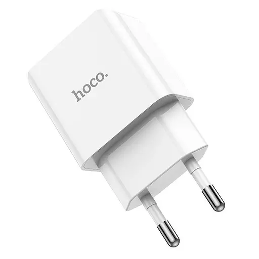 Зарядное устройство HOCO Leisure single port charger C106A блок адаптер белый - фото 7