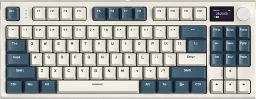 Клавиатура Attack Shark K86 RGB Retro Blue