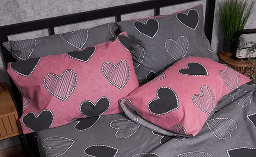 Набор наволочек Moon&Star Бязь Gold Люкс Love 50х50 см 2 шт - фото 3