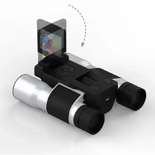 Бинокль Nectronix W32 электронный с камерой и фотоаппаратом 12Х зум Full HD1080P - фото 4