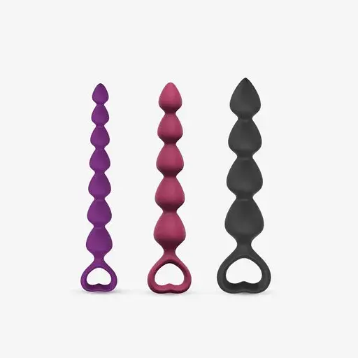 Анальная цепочка Love To Love Bing Bang L - Black Onyx - фото 8