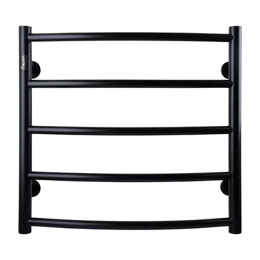 Полотенцесушитель UNIO LD W 500-500-5 BLK Лестница Дуга черная (21613) - фото 1