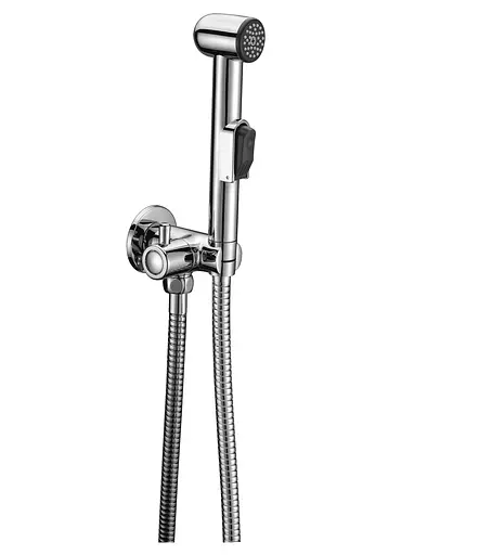 Набор гигиенического душа (запорный вентиль) Imprese B704121, Хром - фото 1