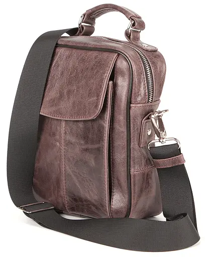 Шкіряна чоловіча сумка SHVIGEL 20х22,5х7 см sum0023500 - фото 3