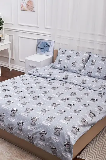 Пододеяльник Moon&Star Бязь Gold Люкс Teddy Boy Евро 200x220 см - фото 1