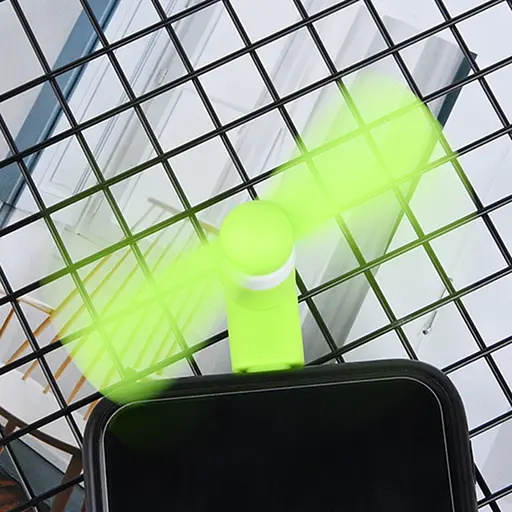 Вентилятор мобильный Lightning зеленый - фото 2