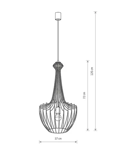 Підвісний світильник Nowodvorski 8851 Luksor s - фото 2