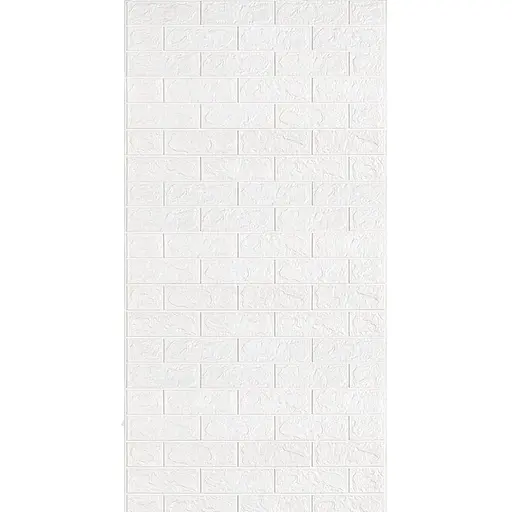 R001-2 Панель стеновая в рулоне 3D 700х3080х2мм Белый Кирпич SW-00002534 - фото 1