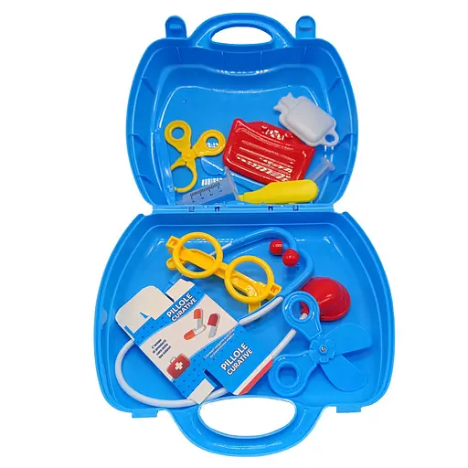 Дитячий лікарський набір у саквояжі 2A208, 19 предметів - фото 2