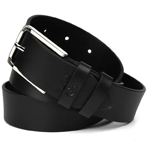 Ремінь шкіряний Grande Pelle чорний 120х3.5х0.5 см acs0032059 - фото 3